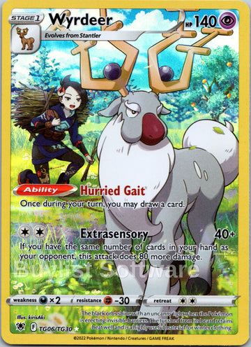 Wyrdeer [TG06/TG30] [Astral Radiance Trainer Gallery] Holofoil