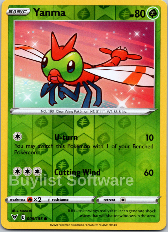 Yanma [006/185] [Vivid Voltage] Reverse Holofoil