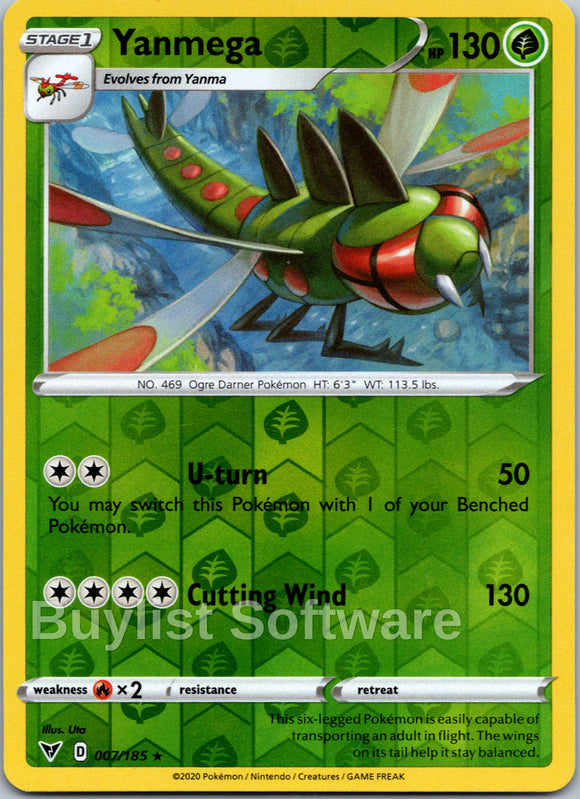 Yanmega [007/185] [Vivid Voltage] Reverse Holofoil