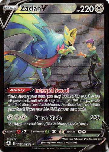 Zacian V [TG21/TG30] [Astral Radiance Trainer Gallery] Holofoil