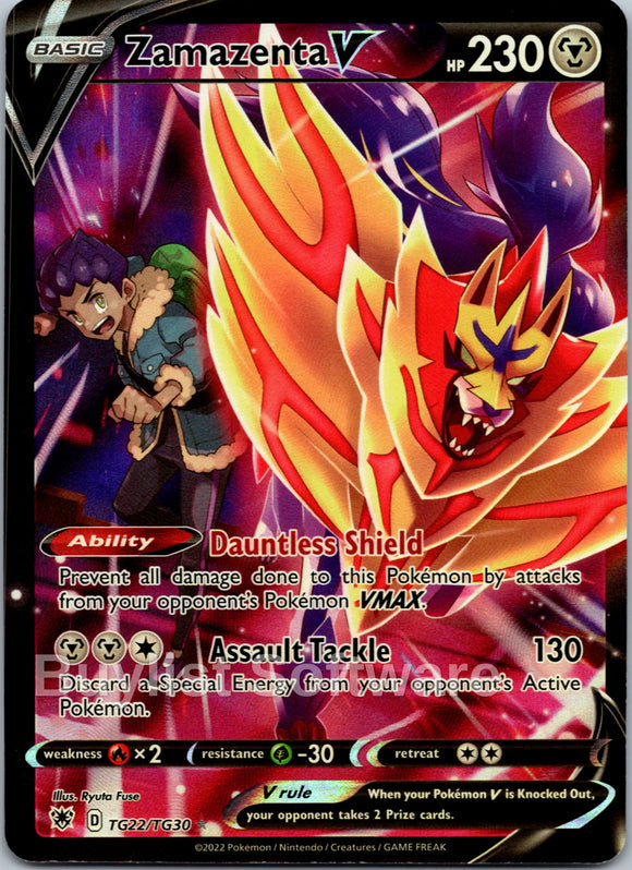 Zamazenta V [TG22/TG30] [Astral Radiance Trainer Gallery] Holofoil