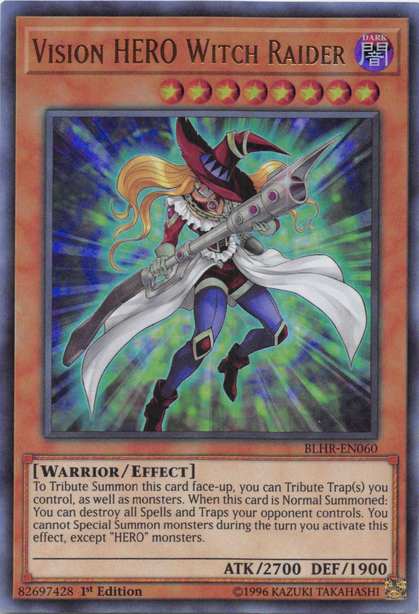 Vision Hero Witch Raider [BLHR-EN060] Ultra Rare