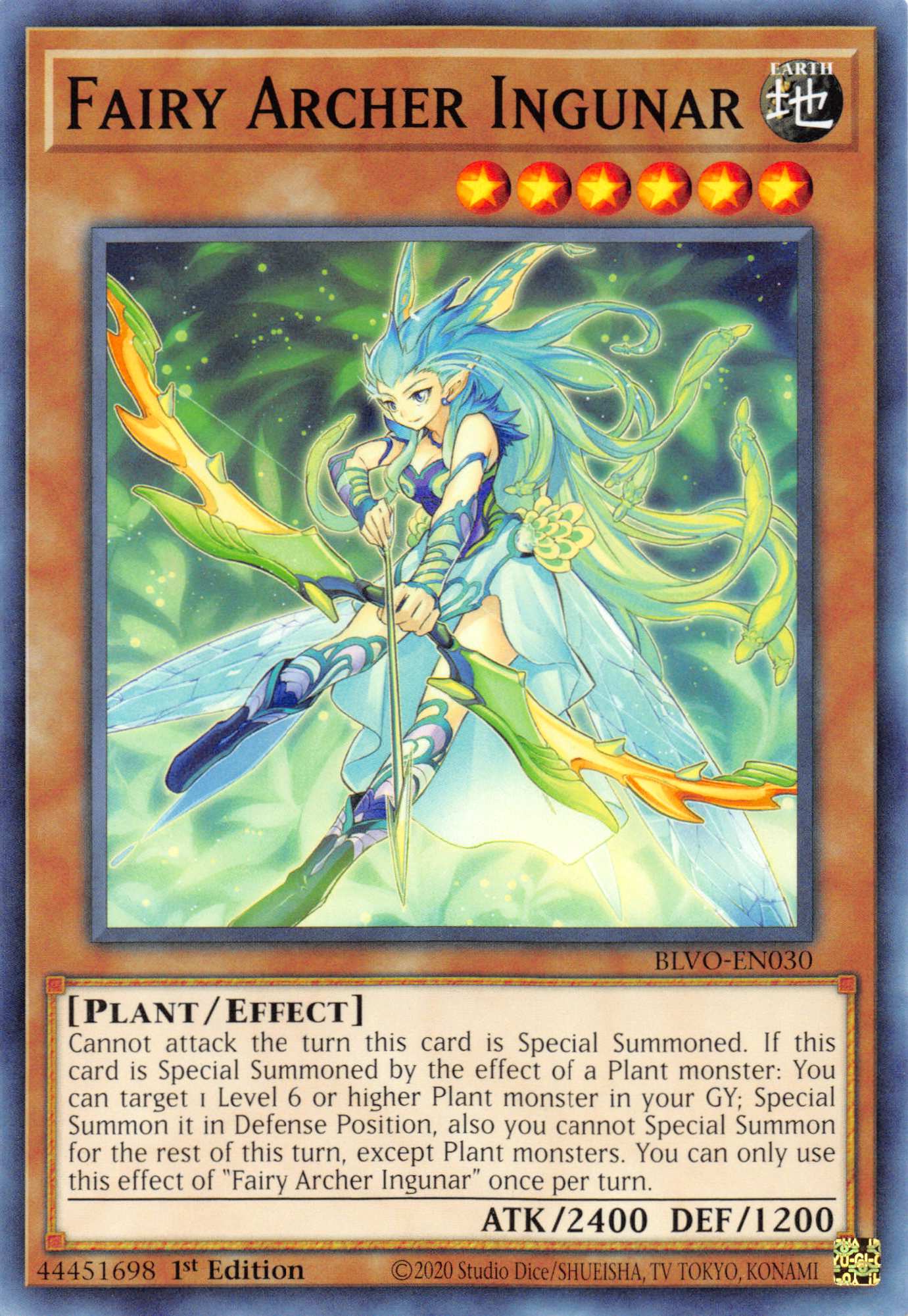 Fairy Archer Ingunar [BLVO-EN030] Common