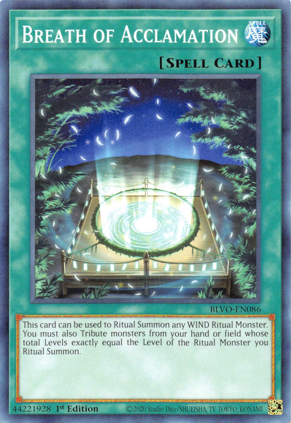Breath of Acclamation [BLVO-EN086] Common