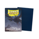 60ct Midnight Blue Dragon Shield Matte Sleeves (Japanese Size)-1