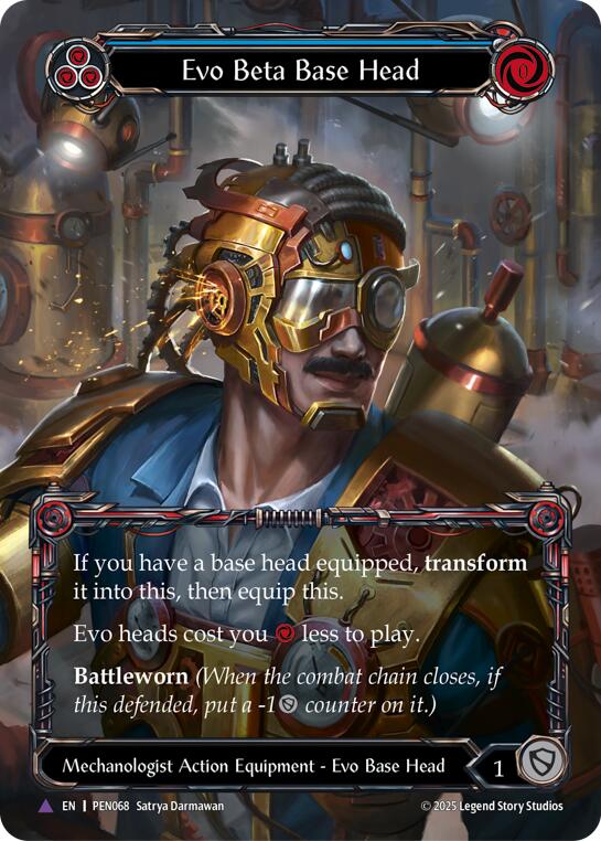 Evo Beta Base Head (Blue) (Marvel)