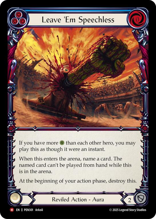 Leave Em Speechless (Blue)