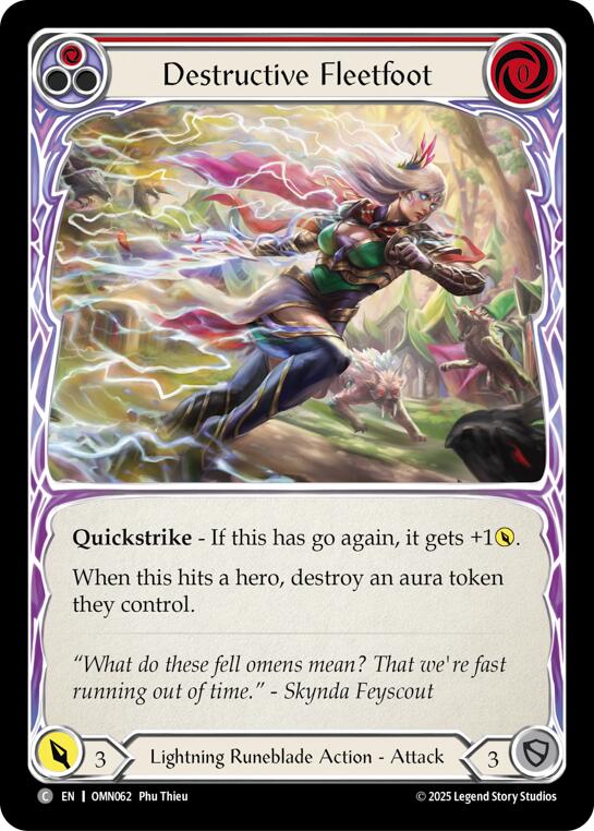 Destructive Fleetfoot (Red)