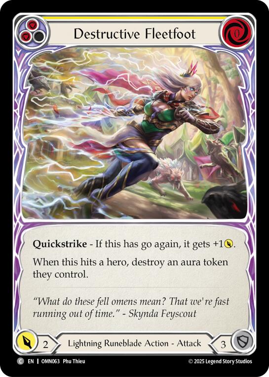 Destructive Fleetfoot (Yellow)