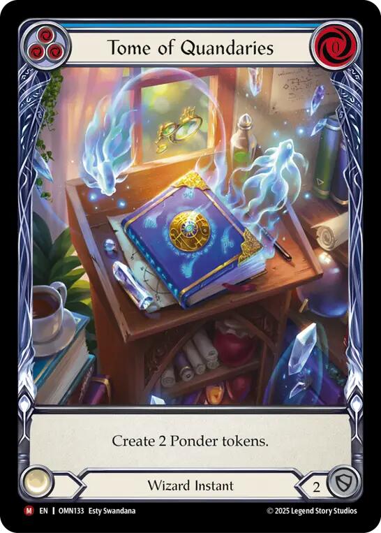 Tome of Quandaries (Blue) (Extended Art)