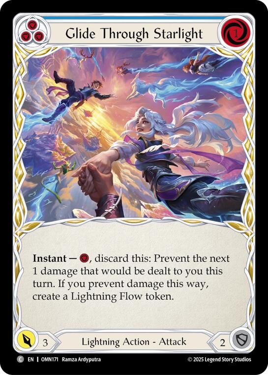 Glide Through Starlight (Blue)