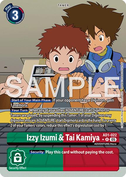 Izzy Izumi & Tai Kamiya (Alternate Art)