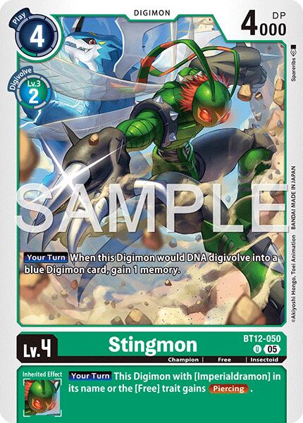 Stingmon - BT12-050 (Reprint)