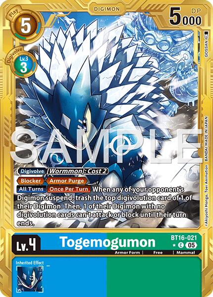 Togemogumon (Gold Border)