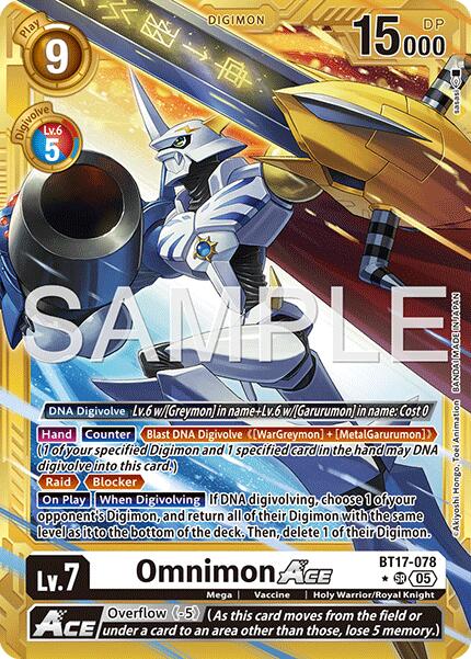 Omnimon ACE (Gold Border)
