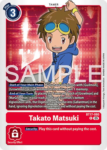 Takato Matsuki - BT17-080 (Reprint)