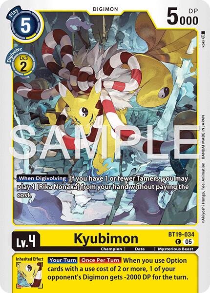 Kyubimon (BT19-034) (Alternate Art)