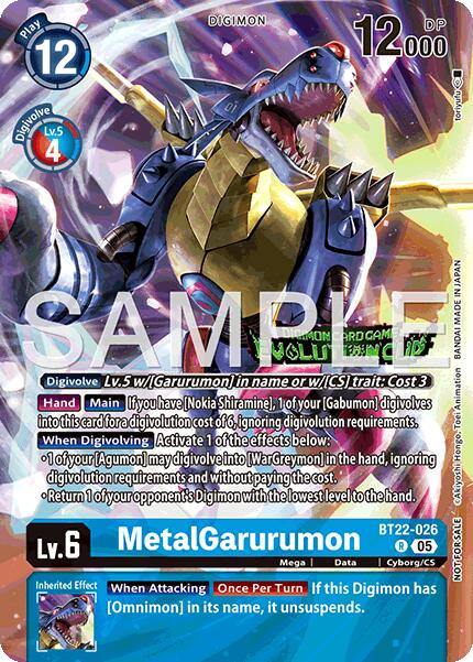 MetalGarurumon (Evolution Cup 2025 Vol. 3 Participant)