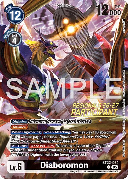 Diaboromon (Regionals 26-27 Season 1 Participant)