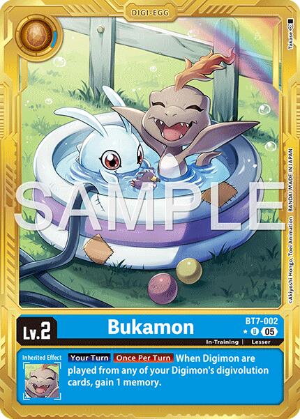 Bukamon (Gold Border)