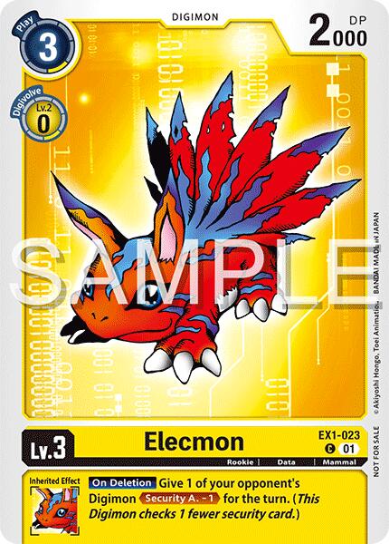Elecmon (EX1-023) (Time Stranger Demo Deck)