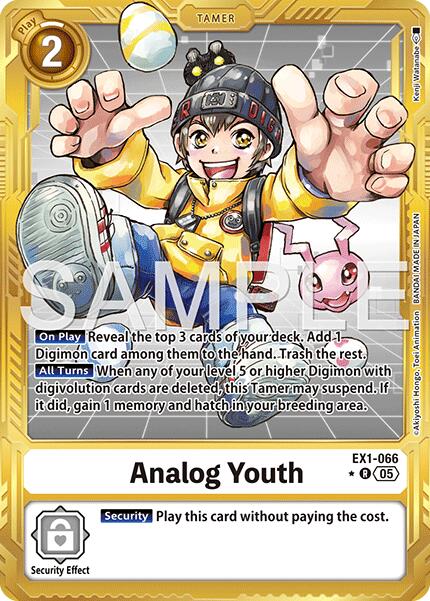 Analog Youth (Gold Border)
