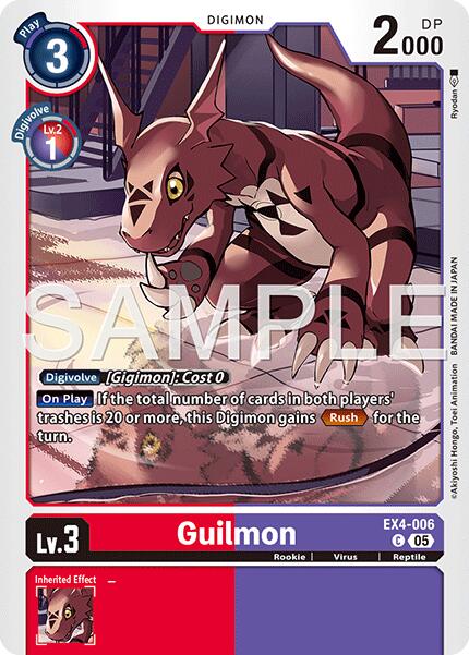 Guilmon - EX4-006 (Reprint)