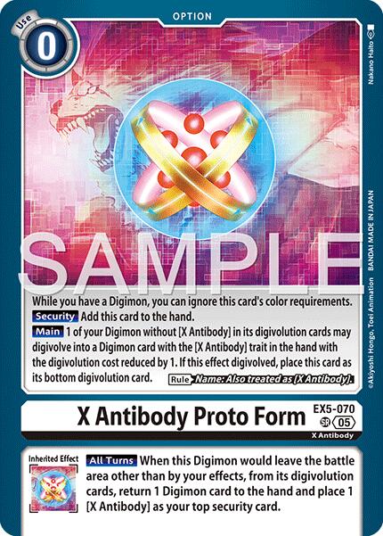 X Antibody Proto Form (Reprint)