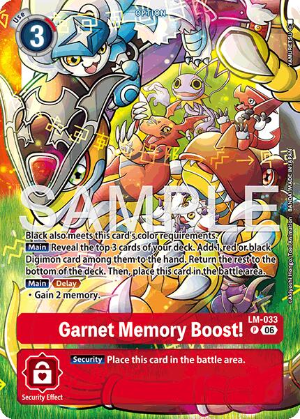 Garnet Memory Boost! (Alternate Art)
