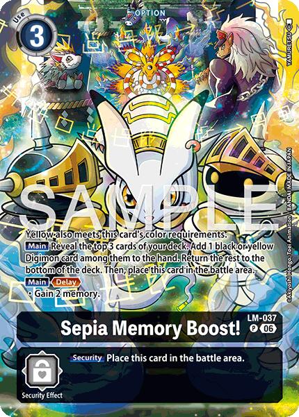 Sepia Memory Boost! (Alternate Art)