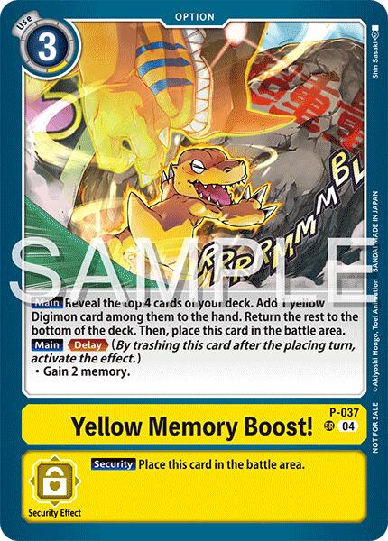 Yellow Memory Boost! (Time Stranger Demo Deck)
