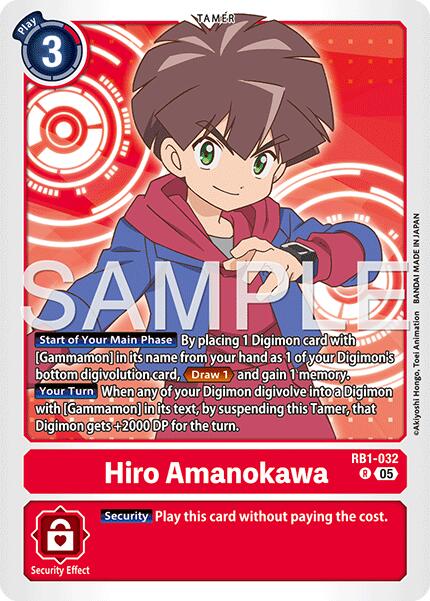 Hiro Amanokawa - RB1-032 (Reprint)