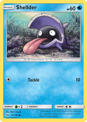Shellder [33/149] [Sun & Moon Base Set]