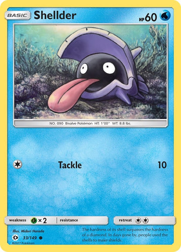 Shellder [33/149] [Sun & Moon Base Set]