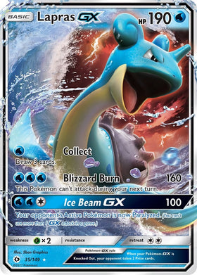 Lapras GX [35/149] [Sun & Moon Base Set] Holofoil