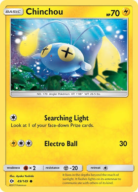 Chinchou [49/149] [Sun & Moon Base Set]