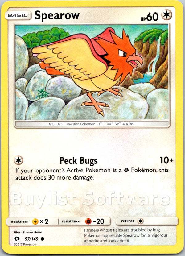 Spearow [97/149] [Sun & Moon Base Set] Reverse Holofoil