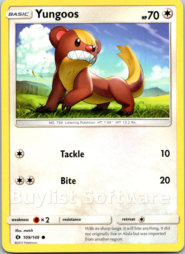 Yungoos [109/149] [Sun & Moon Base Set]