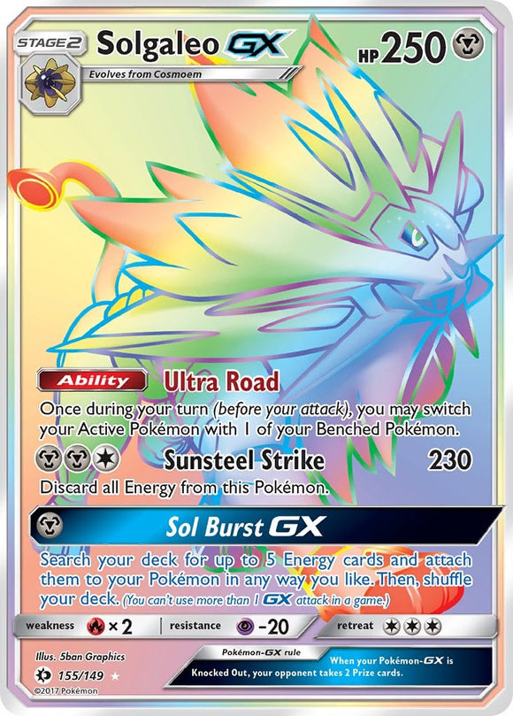 Solgaleo GX [155/149] [Sun & Moon Base Set] Holofoil