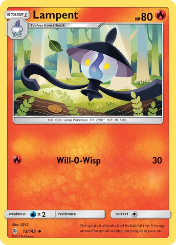 Lampent [12/145] [Guardians Rising] Reverse Holofoil