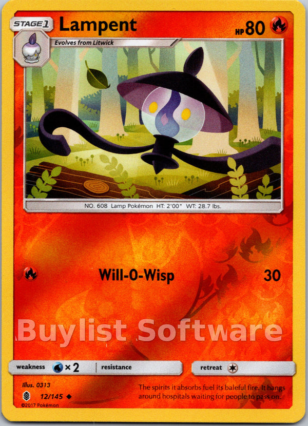 Lampent [12/145] [Guardians Rising] Reverse Holofoil