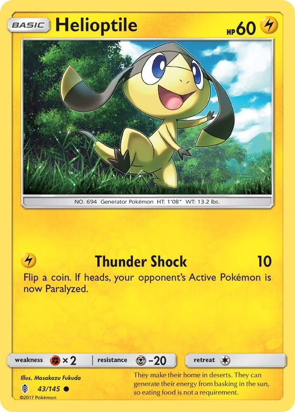 Helioptile [43/145] [Guardians Rising] Reverse Holofoil