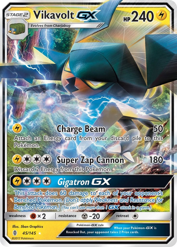 Vikavolt GX [45/145] [Guardians Rising] Holofoil