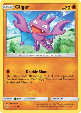 Gligar [67/145] [Guardians Rising] Reverse Holofoil