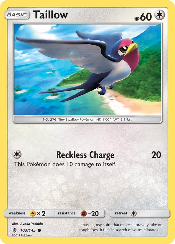 Taillow [103/145] [Guardians Rising] Reverse Holofoil