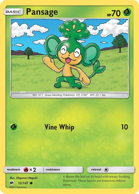 Pansage [12/147] [Burning Shadows]