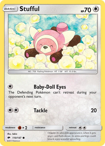 Stufful [110/147] [Burning Shadows] Reverse Holofoil