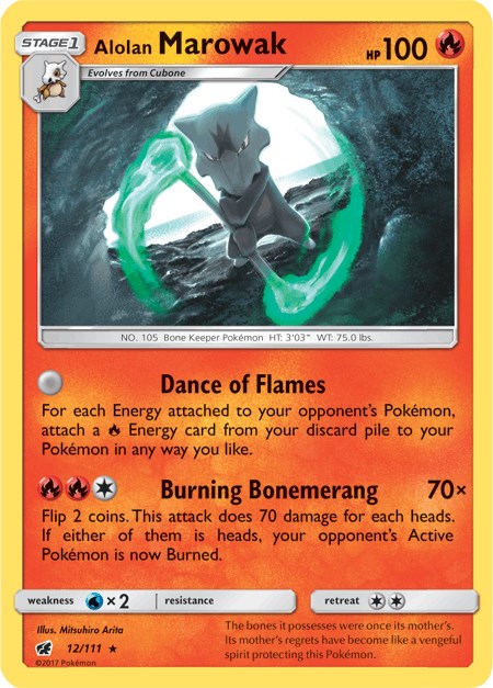 Alolan Marowak [12/111] [Crimson Invasion] Holofoil