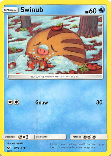 Swinub [19/111] [Crimson Invasion] Reverse Holofoil