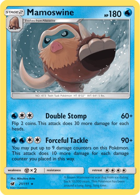 Mamoswine [21/111] [Crimson Invasion] Reverse Holofoil